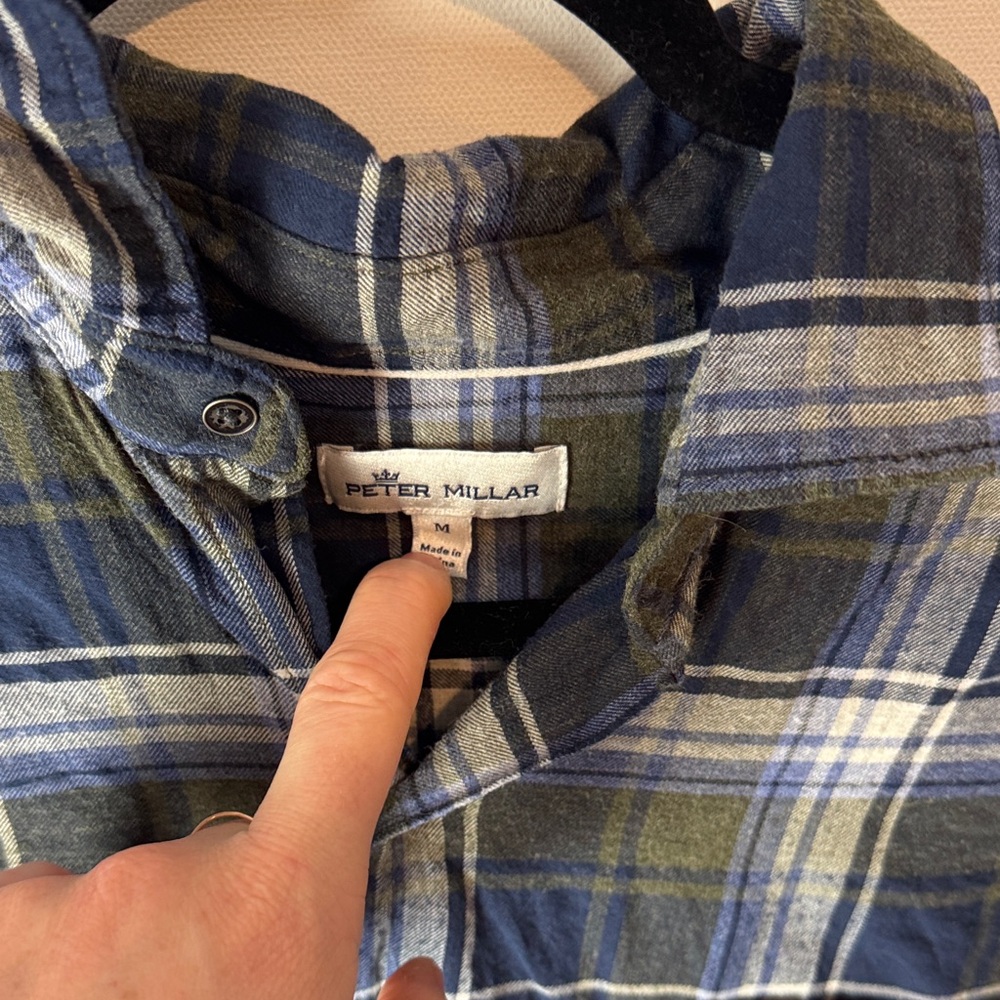 Peter Millar Shirt - Men's Medium - Picture 2 of 3